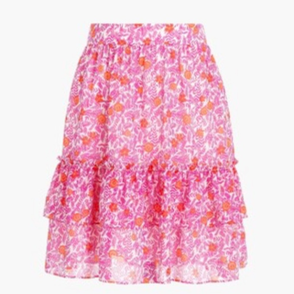 J.Crew Ruffle Mini Skirt